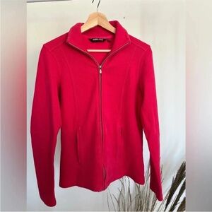 5/$20 Kirkland Red Full-Zip Jacket Size M